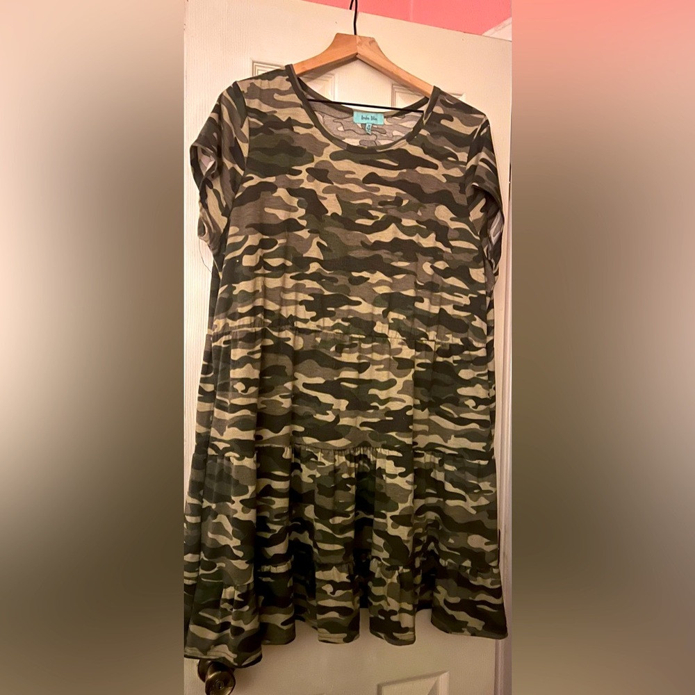 Plus size Camo Dress